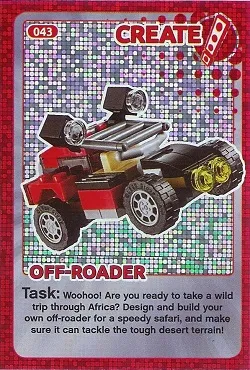Create the World Trading Card #043 Create: Off-Roader