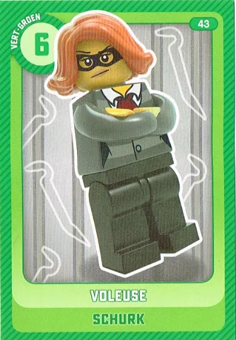 Create the World Trading Card #  43 Voleuse /  Schurk (Belgian)