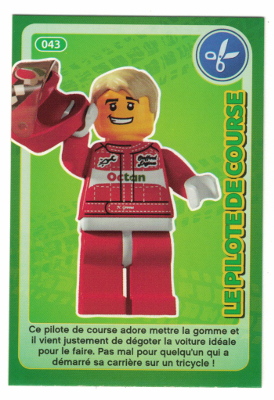 Create the World Trading Card #043 Le Pilote De Course (French)