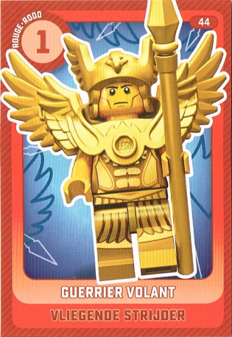 Create the World Trading Card #  44 Guerrier Volant / Vliegende Strijder (Belgian)