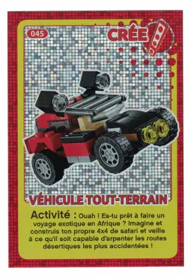 Create the World Trading Card #045 Create: Véhicule Tout-Terrain (French)