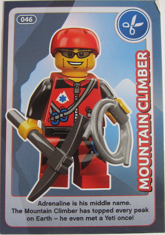 Create the World Trading Card #046 Mountain Climber