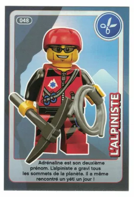 Create the World Trading Card #048 L'Alpiniste (French)