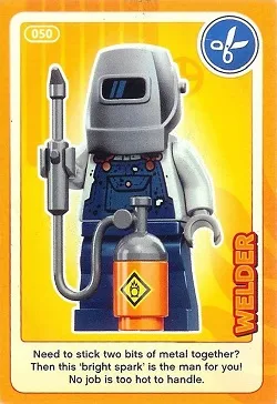 Create the World Trading Card #050 Welder