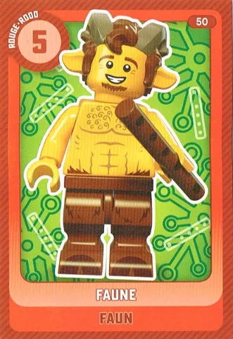 Create the World Trading Card #  50 Faune / Faun (Belgian)