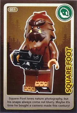 Create the World Trading Card #051 Square Foot