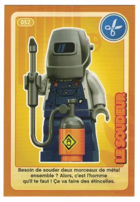 Create the World Trading Card #052 Le Soudeur (French)