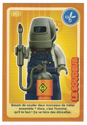 Create the World Trading Card #052 Le Soudeur (French)