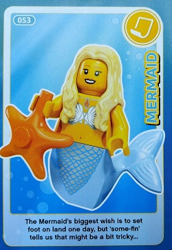 Create the World Trading Card #053 Mermaid