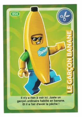 Create the World Trading Card #054 Le Garçon Banane (French)