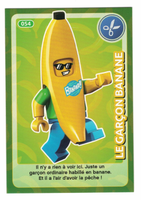 Create the World Trading Card #054 Le Garçon Banane (French)