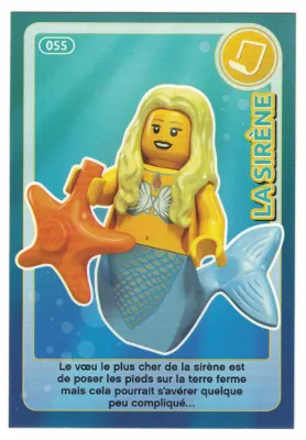 Create the World Trading Card #055 La Sirène (French)