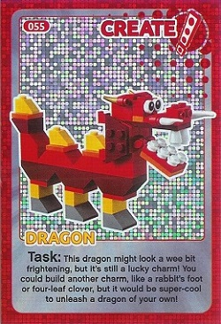 Create the World Trading Card #055 Create: Dragon