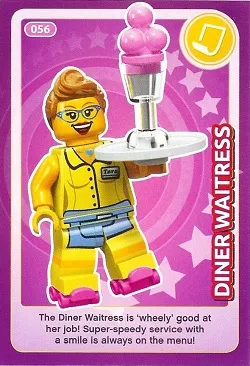 Create the World Trading Card #056 Diner Waitress