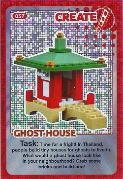 Create the World Trading Card #057 Create: Ghost House