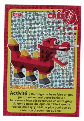 Create the World Trading Card #057 Create: Dragon (French)
