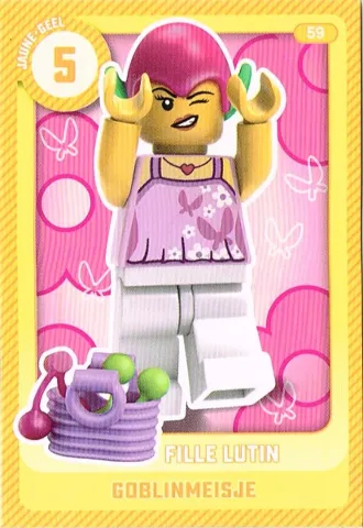 Create the World Trading Card #  59 Fille Lutin / Goblinmeisje (Belgian)