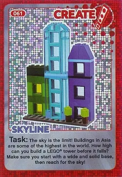 Create the World Trading Card #061 Create: Skyline
