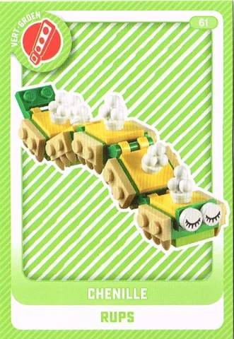 Create the World Trading Card #  61 Chenille / Rups (Belgian)