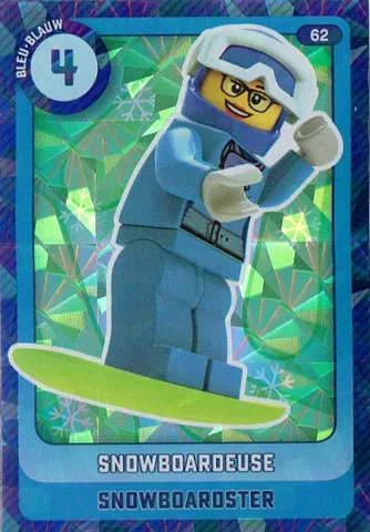 Create the World Trading Card #  62 Snowboardeuse / Snowboardster (Belgian)