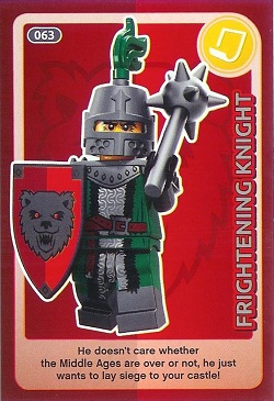 Create the World Trading Card #063 Frightening Knight