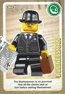 Create the World Trading Card #064 Businessman
