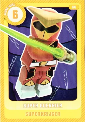 Create the World Trading Card #  66 Super Guerrier / Superkrijger (Belgian)