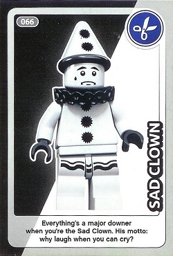 Create the World Trading Card #066 Sad Clown