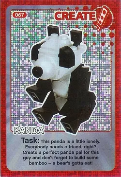 Create the World Trading Card #067 Create: Panda
