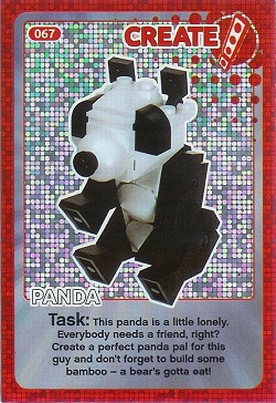 Create the World Trading Card #067 Create: Panda