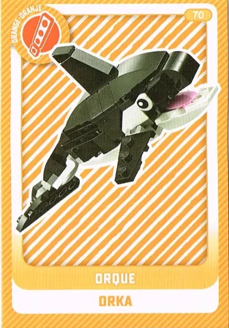 Create the World Trading Card #  70 Orque / Orka (Belgian)