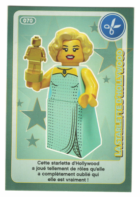 Create the World Trading Card #070 La Starlette D'Hollywood (French)