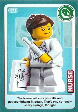 Create the World Trading Card #071 Nurse