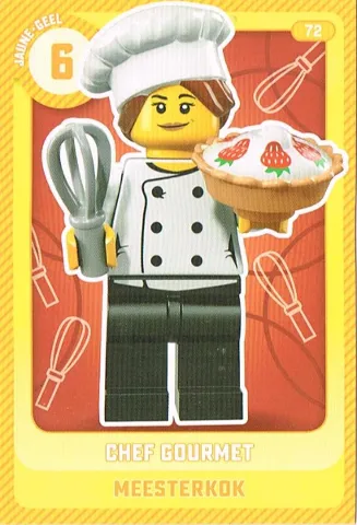 Create the World Trading Card #  72 Chef Gourmet / Meesterkok (Belgian)