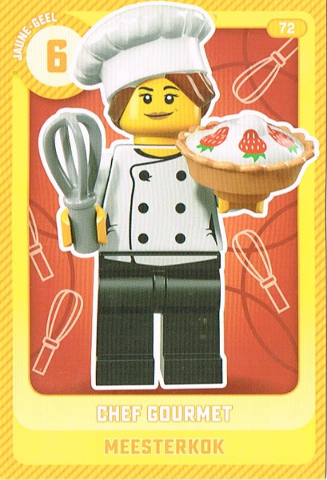 Create the World Trading Card #  72 Chef Gourmet / Meesterkok (Belgian)
