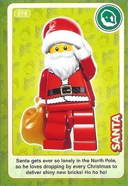 Create the World Trading Card #078 Santa