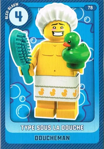 Create the World Trading Card #  78 Type sous la Douche / Doucheman (Belgian)