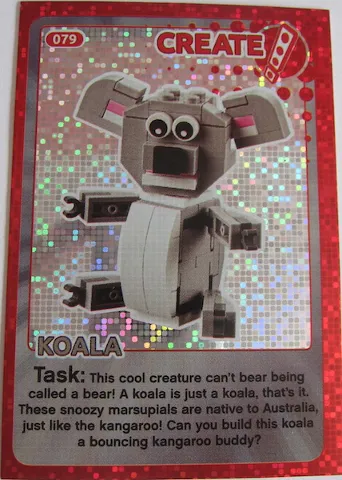 Create the World Trading Card #079 Create: Koala