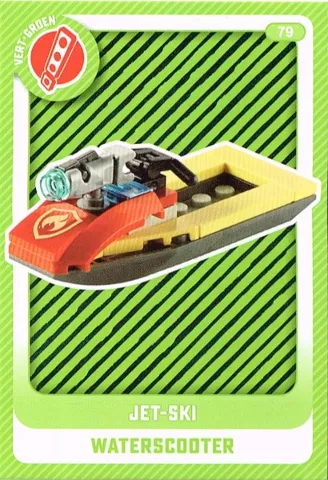 Create the World Trading Card #  79 Jet-Ski / Waterscooter (Belgian)