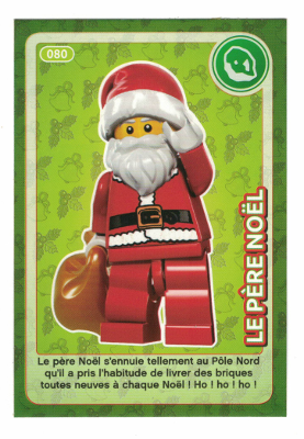 Create the World Trading Card #080 Le Père Noël (French)