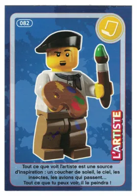 Create the World Trading Card #082 L'Artiste (French)