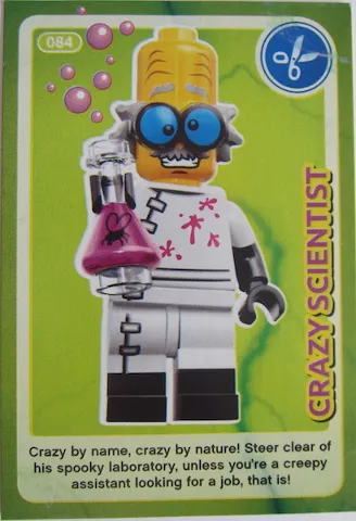 Create the World Trading Card #084 Crazy Scientist