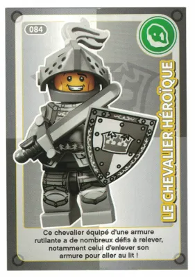 Create the World Trading Card #084 Le Chevalier Héroïque (French)