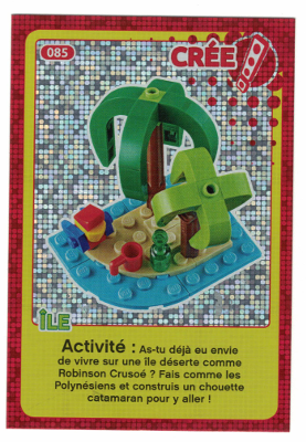 Create the World Trading Card #085 Create: Île (French)