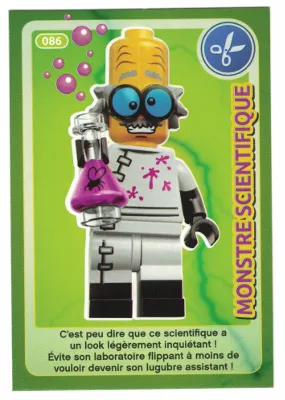 Create the World Trading Card #086 Monstre Scientifique (French)