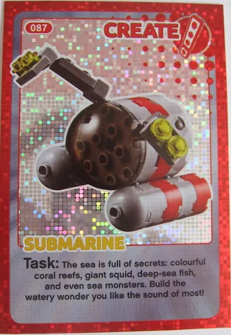 Create the World Trading Card #087 Create: Submarine