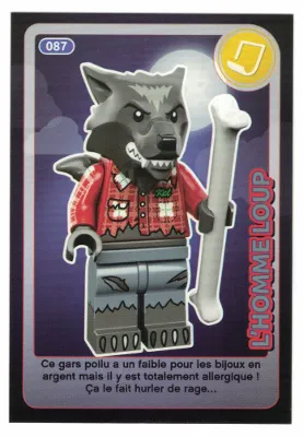 Create the World Trading Card #087 L'Homme Loup (French)