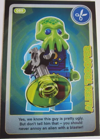 Create the World Trading Card #089 Alien Trooper