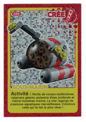 Create the World Trading Card #089 Create: Sous-Marin (French)