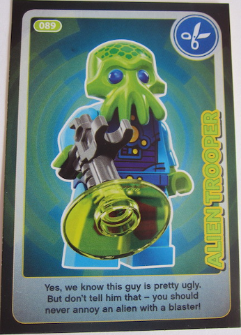 Create the World Trading Card #089 Alien Trooper